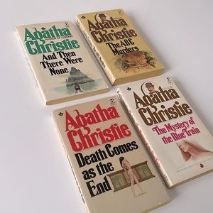 Vintage Agatha Christie books